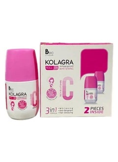 Buy Kolagra whitening roll on 3in1 60+60 in Egypt