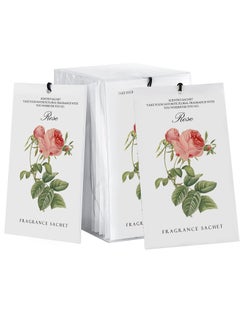 اشتري Rose Sachet 1Box 12Pcs Scented Sachets Air Freshener for Drawer and Closet Long Lasting Sachets Bags Drawer deodorizers Fresh Scents Home Fragrance Sachet for Lover Home Car Fragrance Product في الامارات