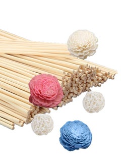 Buy 105 Piece Rattan Diffuser Stick Set, Reed Diffuser Sticks,Essential Oil Aroma Diffuser Replacement Sticks - For Home, Office and Bedroom Aromatherapy Fragrance Diffuser Sticks in Saudi Arabia