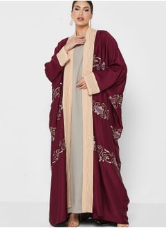 Buy Embroidery Detail Abaya in UAE