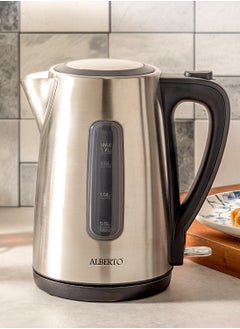 Buy Alberto Stainless Steel Kettle  1.7 L,1850-2200w in Saudi Arabia