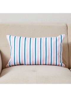 Buy Nova Bold Stripes Printed Cushion Cover 50 x 30 cm in UAE