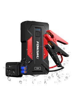 اشتري FOWAWU 3000A 24800mAh Car Jump Starter,Water-Resistant Jump Starter Battery Pack(9.0L Gas, 7.0L Diesel),Battery Jumper Starter Portable with USB/LED Light في الامارات