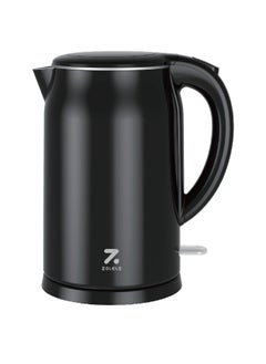 اشتري ZOLELE Electric Kettle SH1701B 1.7L Electric Kettle With Double Walled Glass Lid,1800W Fast Boiling, Keep-Warm Function and Cold Touch Handle في الامارات