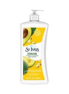 Buy Hydrating Body Lotion With Vitamin E And Avocado White 400ml in UAE