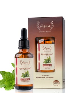 Buy Peppermint Essential Oil 50ml 100% Pure Organic & Natural Undiluted Oil With Premium Therapeutic Grade Organic Certified Perfect for Aromatherapy Relaxation Diffuser Skin & Hair in UAE