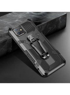 Buy iPhone 12 Case, Shockproof Hybrid Armor Heavy Duty Cover Case for iPhone 12 6.1" Black in UAE
