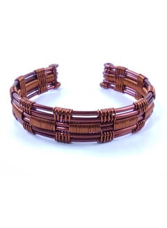 Buy Classic Bracelet Wire Weaved Copper plated in Egypt