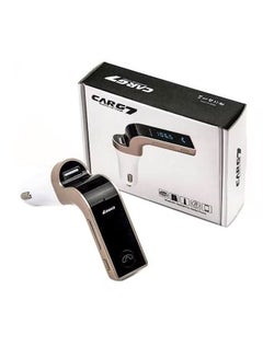 Buy CarG7 Universal Car MP3 FM Transmitter Modulator Wireless Bluetooth compatible with smart mobile phone in UAE