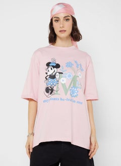 Buy Minnie Oversize Graphic T-Shirt in UAE