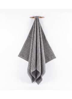 Buy Damaris Bath Towel, Radiant Metal - 550 GSM, 76x142 cm in UAE