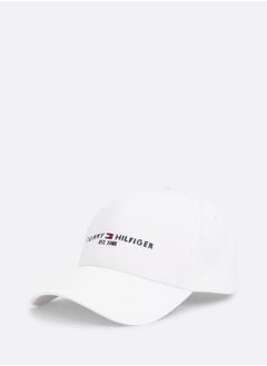 Buy Men's Th Established Cap - Cotton, White in UAE