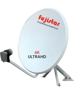 Buy Fujistar 4K Ultra HD Satellite Dish 90cm - High-Performance Digital TV Antenna for Clear Reception in Saudi Arabia