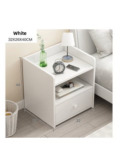 Buy European Bedside Table And Household Bedside Storage Cabinet, Single Drawer, 32 * 26 * 40cm in Saudi Arabia