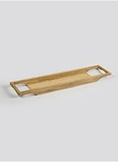 اشتري Matalan Slatted Bath Tray, 68 cm x 15 cm x 4.5 cm Size, Beige في مصر