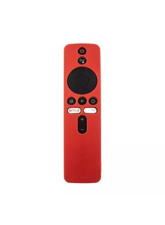 Buy Silicone Case for Xiaomi Mi Box S/4X Mi TV Stick Smart Tv Box Controller Remote Skin Sleeve Shockproof Protector For Mi TV- Red in UAE
