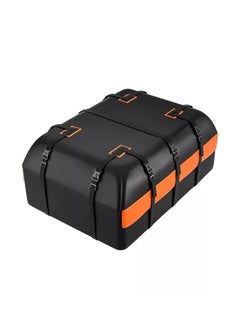 Buy Car Rooftop Cargo Carrier Bag Car Organizer Travel Bag 15 Cubic Feet 52*40*18cm Black Orange in UAE