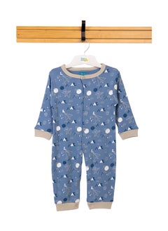 Buy BabiesBasic 100% cotton Printed Long Sleeves Jumpsuit/Romper/Sleepsuit for babies in UAE