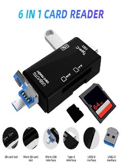 Buy OTG SD TF Card Reader High-speed Transmission Type-C USB 2.0 Micro USB Memory Card Adapter Plug and Play For Laptop Support 512GB in Saudi Arabia