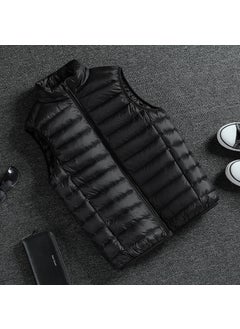 اشتري 2023 Mens Lightweight Winter Down Vest Black [cotton coat]] في الامارات