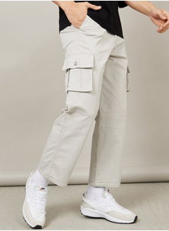 Buy Panel Detail Cotton Twill Oversized Cargo in Saudi Arabia