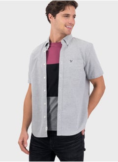 Buy Button Down Regular Fit Shirt in UAE