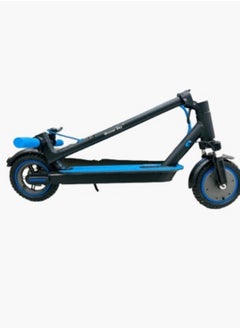 Buy Electric Scooter Speed 35 KM Front Side Suspension Motor 350W with Bluetooth, Off Road Tyre and Light Blue in UAE