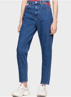 Buy High Waist Mom Jeans in Saudi Arabia