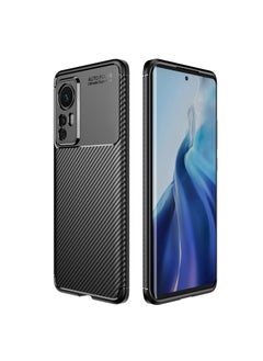 Buy Auto Focus Protective Case Cover For Xiaomi 12 Pro 5G Black in UAE