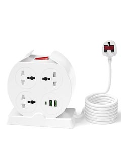 Buy Rightsure Power Strips Extension Cord 7 Outlets, Universal Multi Plug Extension Socket with 2 USB-A and 1 USB-C,Fast Charger ports , 2M Extension Cord Charging Tower with Widely Spaced Outlet for Home in Saudi Arabia