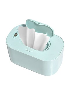 Buy Baby Wipe Warmer with Digital Display Large Capacity Baby Wet Wipes Warmer Dispenser USB Powered Green in Saudi Arabia