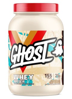 Buy Ghost Whey Protein Isolate Blend Chocolate Chip Cookie 1014g in UAE