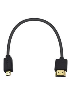 Buy Micro Hdmi To Hdmi Cable Hdmi To Micro Hdmi Cable Extreme Slim Micro Hdmi Male To Hdmi Male Cable Support 1080P 4K 3D For Gopro Hero 8 7 Blacksony A6500 A7Canon Cameraetc(30Cm 1Feet) in UAE