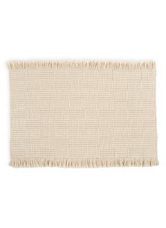 اشتري Handwoven Bath Rug, Natural - 80X0.5 Cm في الامارات