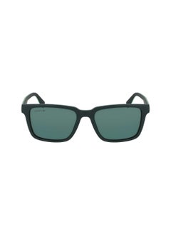 Buy FULL RIM BIO INJ-G820 MODIFIED RECTANGLE LACOSTE SUNS L6032S  5418 (301) MATTE GREEN in UAE