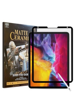 اشتري 9D Matte Ceramic Film Screen Protector For Apple iPad Pro 11 2020 11 Inch- Premium Anti-Fingerprint Shield, Smooth Touch, Bubble-Free Installation في السعودية