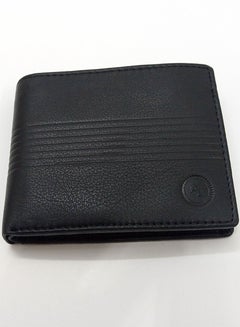 Buy Men Genuine Premium Handmade Leather Wallet Stylish Purse Card Pack Bi Fold RFID Protected Wallet Black in Saudi Arabia