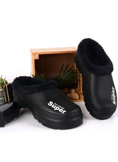 Buy Elegant Slipper Crocs for unisex - Black* Green in Egypt