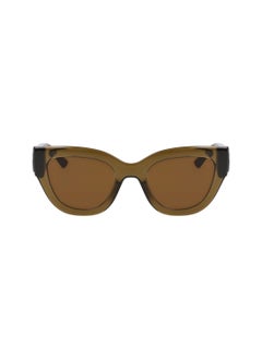 اشتري Women's UV Protection Cat Eye Shape  Sunglasses LO744S-319-5221 - Lens Size: 52 - Khaki في الامارات