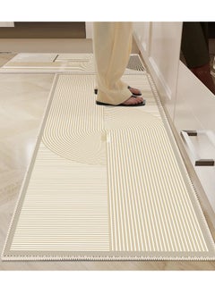 Buy Kitchen Floor Mats Rugs Set, Cushion Floor Carpet, Waterproof, Oil Resistant and Anti-Fatigue PU Standing Mat for Kitchen 60 X 180Cm in UAE