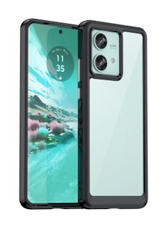 اشتري Phone case for Motorola Edge 40 Neo Clear Back Soft TPU Shockproof Bumper Protection Cover في السعودية