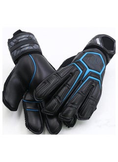 Buy Strong Adhesive Football Goalkeeper Gloves Non Slip Breathable Without Finger Protectors in UAE