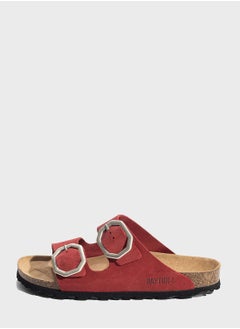 اشتري Atlas Double Strap Flat Sandals في الامارات