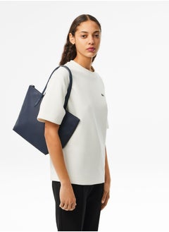 Buy Lacoste Tote Bags for Women Medium, Navy Women's Shoulder Bags, Lacoste Handbag in Saudi Arabia