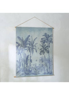 Buy Volga Linen Fir Wood Palm Wall Hanging 125 x 145 x 2.5 cm in Saudi Arabia