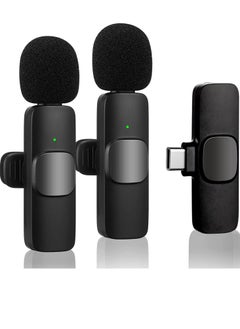 Buy 3pcs Professional Wireless Lavalier Microphone for Android Computer, Plug-Play Noise Reduction Lapel Mic with USB C Interface for Recording, Live Streaming, Interview, Video, Tiktok, YouTube in Saudi Arabia