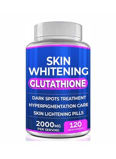 اشتري SKIN Glutathione Whitening Pills 120 Capsules 2000mg Glutathione في السعودية