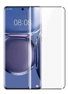 Buy Huawei P50 Pro Screen Protector Anti-Scratch 3D Curved Tempered Glass Clear HD Edge to Edge Full Coverage 9H Case Friendly Film 6.6 inch in UAE