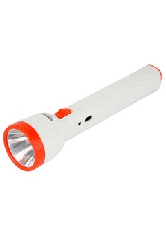 Buy Rechargeable LED Torch with Side Light | Rechargeable Lead-Acid Battery and Easy to Use| Energy Saving up to 80%| Compact, Portable and Light-Weight Design with 3 Hours Operating Time| in UAE