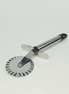 Buy Pizza & Dough Cutter Roller knife Stainless Steel Round Silver in Saudi Arabia